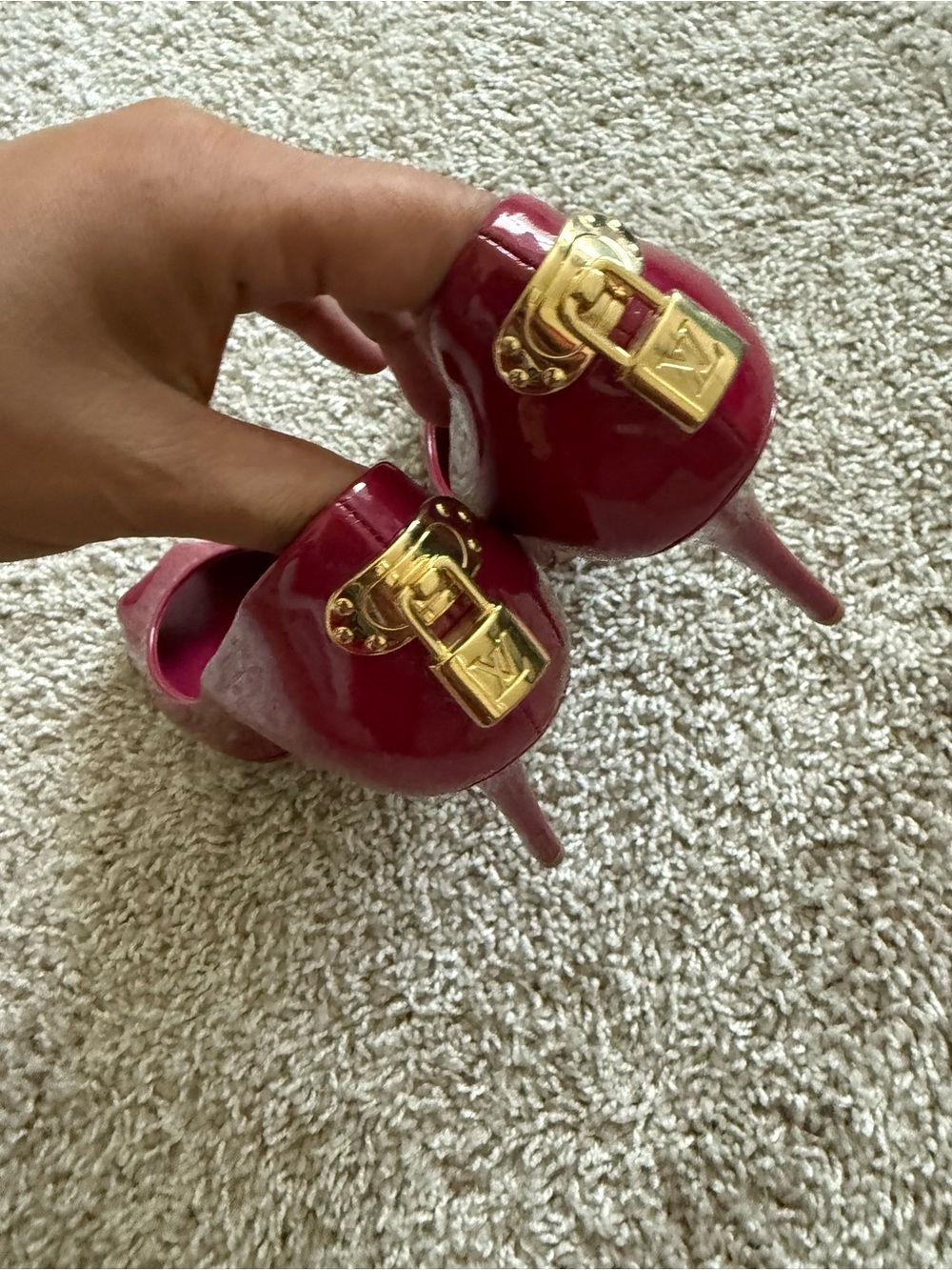 Louis Vuitton Fuchsia  High Heels